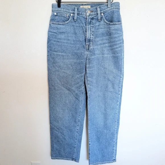Madewell The Perfect Vintage Straight Crop Jean Size 28 - Picture 2 of 11